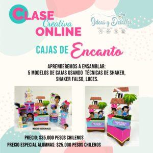 CLASE ONLINE PRACTICA: CONFECCIONEMOS 5 CAJAS DE ENCANTO - GRABACIÓN