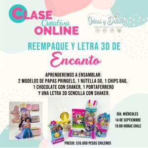 CURSO DE REEMPAQUE Y LETRA 3D - ENCANTO