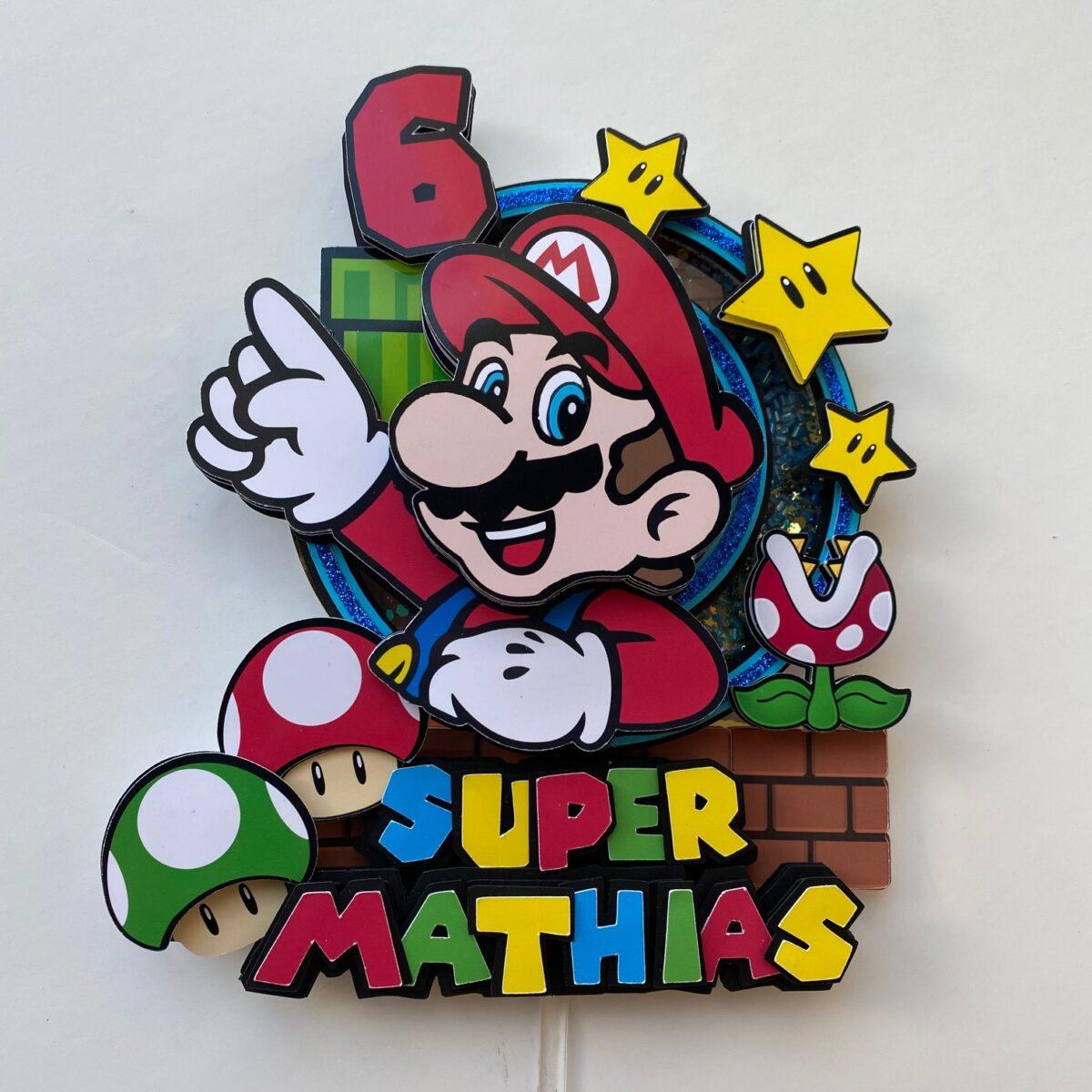 CURSO CAKE TOPPER Y LETRA 3D MARIO BROS - GRABACION - Imagen 3