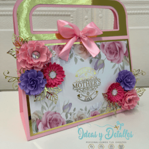 CAJA DIA DE LAS MADRES - MOLDE Y DISEÑO