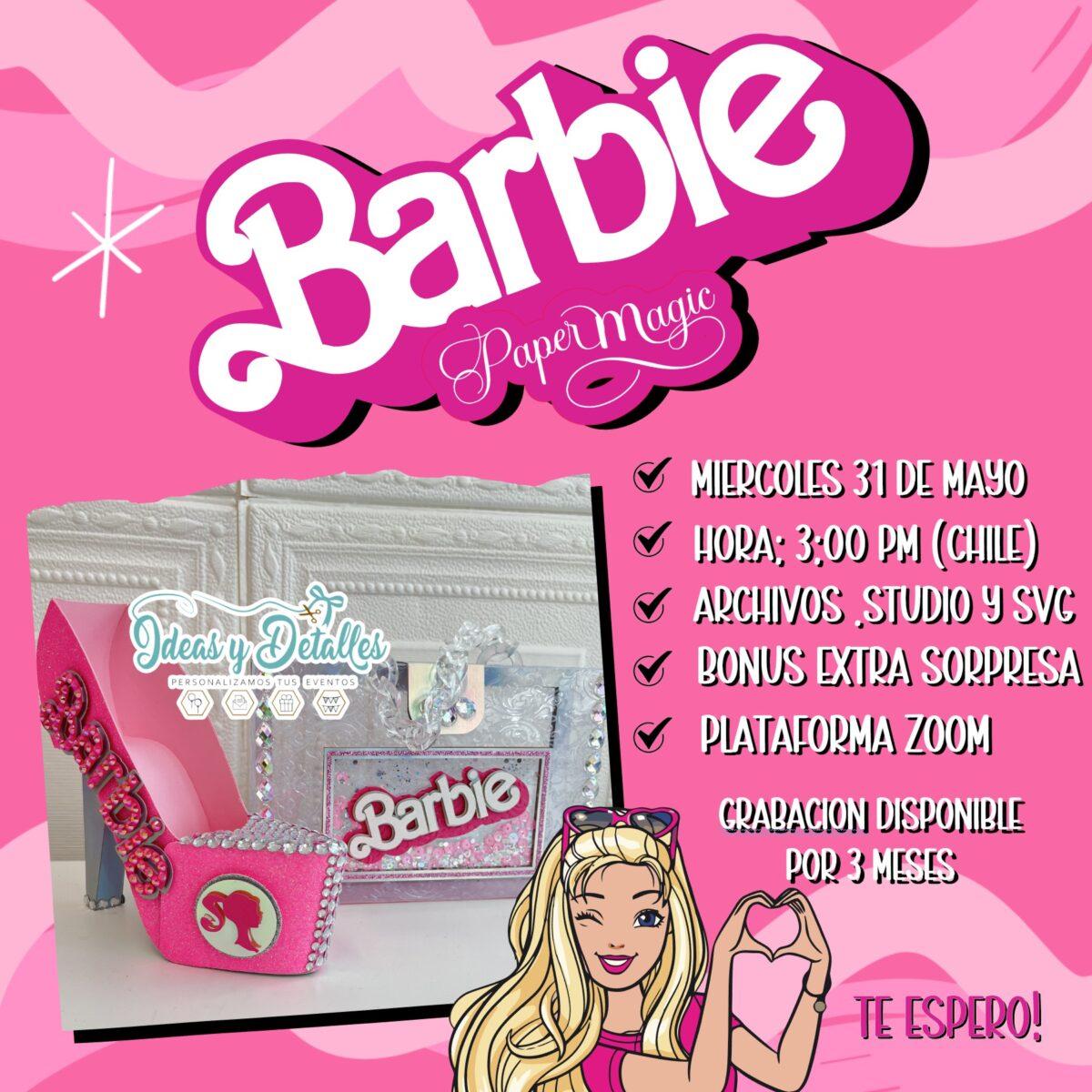 CURSO BARBIE PAPER MAGIC - GRABACION