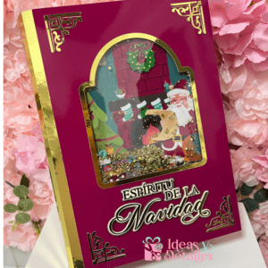Libro del espiritu de la navidad - .studio y svg