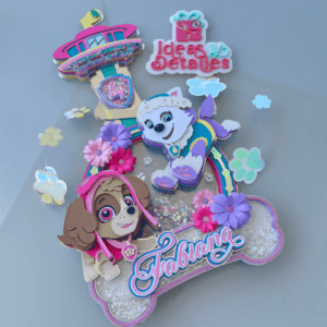 CAKE TOPPER DE NIÑA - .STUDIO Y SVG