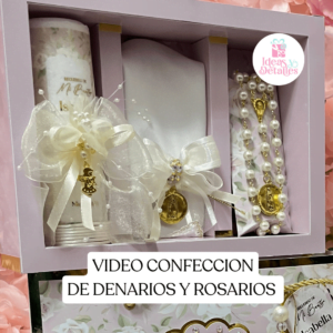 VIDEOS DE CONFECCION DE DENARIOS, ROSARIO, DECORACION DE VELA. SOLO VIDEOS (NO INCLUYE ARCHIVOS DIGITALES)
