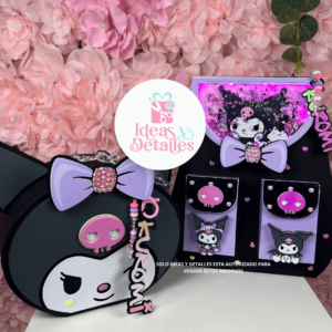 CARTERA Y MOCHILA KUROMI - .STUDIO Y SVG