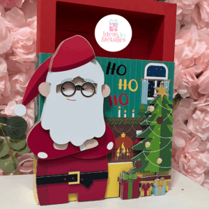CAJA CUADRADA SANTA - ARCHIVO. STUDIO Y SVG + VIDEO DE ARMADO