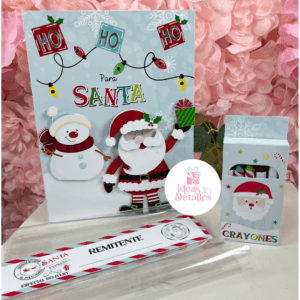 CARTA LUMINOSA PARA SANTA - .STUDIO Y SVG