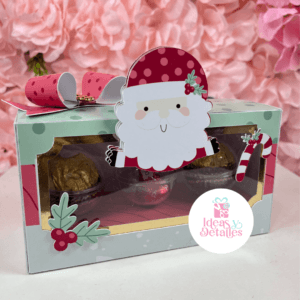 CAJA BOMBONERA NAVIDAD - .STUDIO Y SVG + VIDEO DE ARMADO