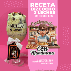 RECETA BIZCOCHO 3 LECHES PARA COPA VIRAL - .PDF + VIDEO