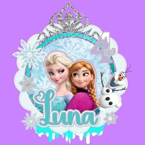 CAKE TOPPER FROZEN - .STUDIO Y SVG