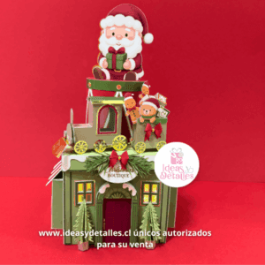 BOUTIQUE DE SANTA Y EMPAQUE PARA GALLETAS - .STUDIO  Y SVG