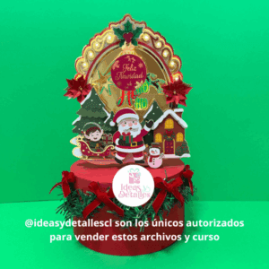 CAKE TOPPER NAVIDAD 2025 - .STUDIO Y SVG