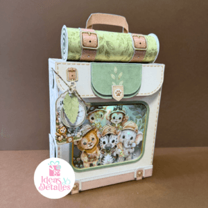 MOCHILA, CANTIMPLORA Y CAKE TOPPER - .STUDIO Y SVG