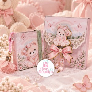 CAJA PORTA MINI AGENDA LLAVERO DE NIÑA - .STUDIO Y SVG