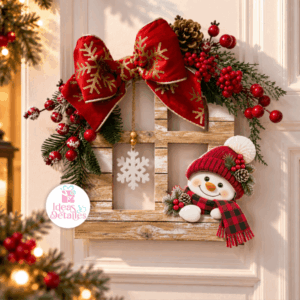 CUADRO DECORATIVO TIPO VENTANA NAVIDAD - .STUDIO Y SVG