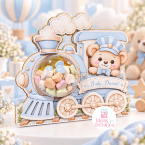 TREN DISPENSADOR DE DULCES NIÑO - .STUDIO Y SVG